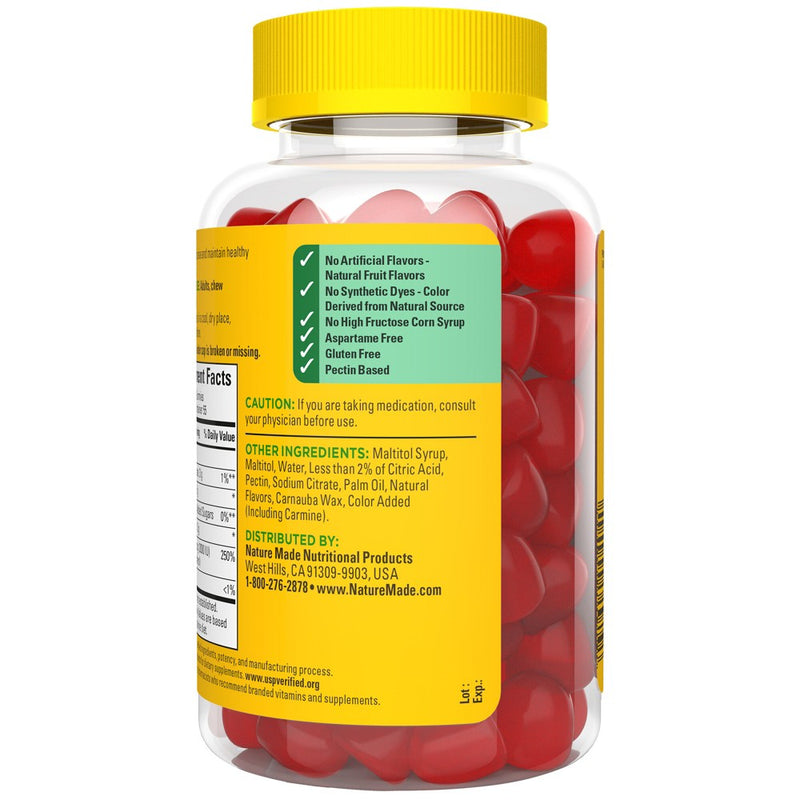 Nature Made Zero Sugar Vitamin D Sugar Free Gummies - 110ct