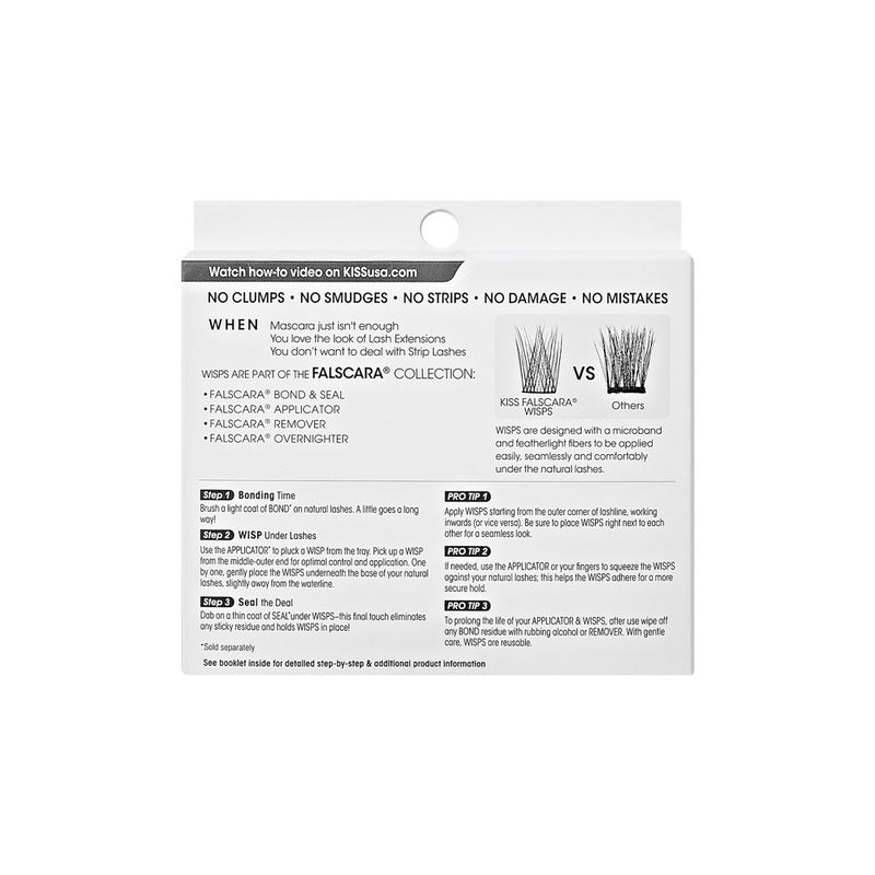 KISS Products Falscara Multi Wisps False Eyelashes - D Curl - 24ct