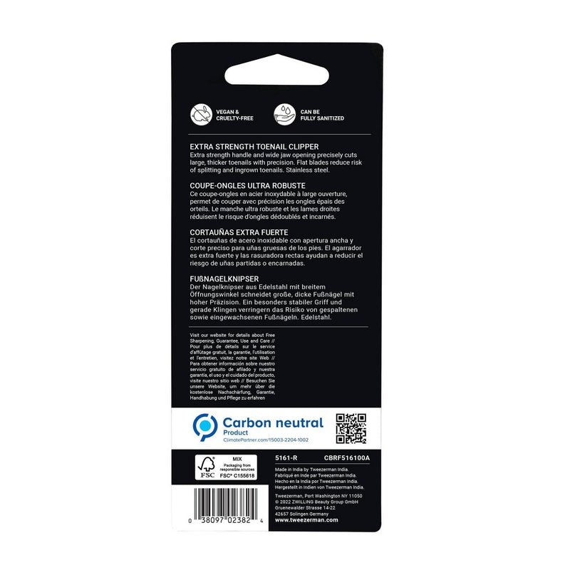 Tweezerman Extra Strength Toenail Clipper