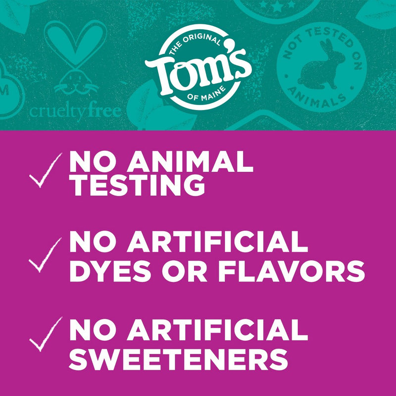 Tom's of Maine Antiplaque and Whitening Natural Toothpaste - Peppermint - 4.5oz/3pk