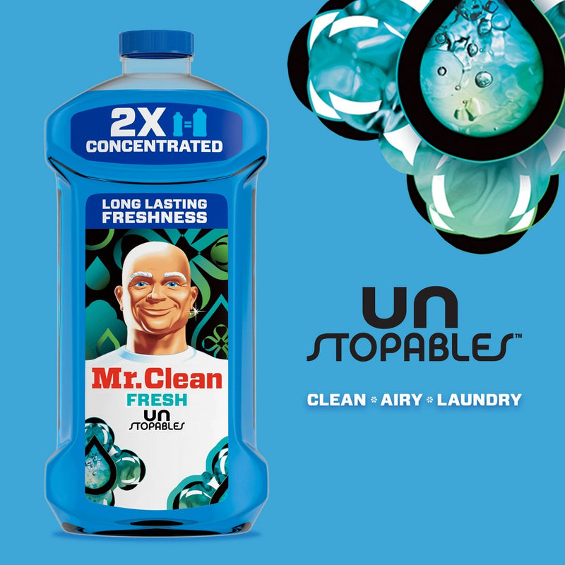 Mr. Clean Fresh Dilute Unstopables - 64 fl oz