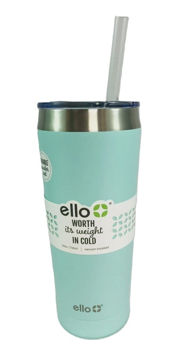 Ello Beacon 24oz Vacuum Stainless Steel Tumbler - Yucca - Mint