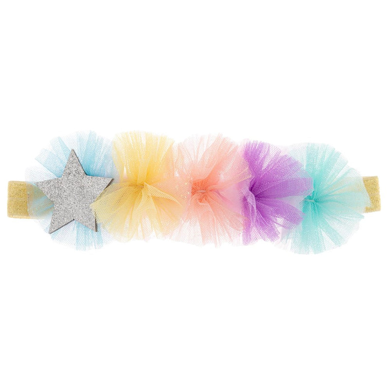 Stephen Joseph Girls' Dress Up Headband, Shimmer Rainbow, One Size
