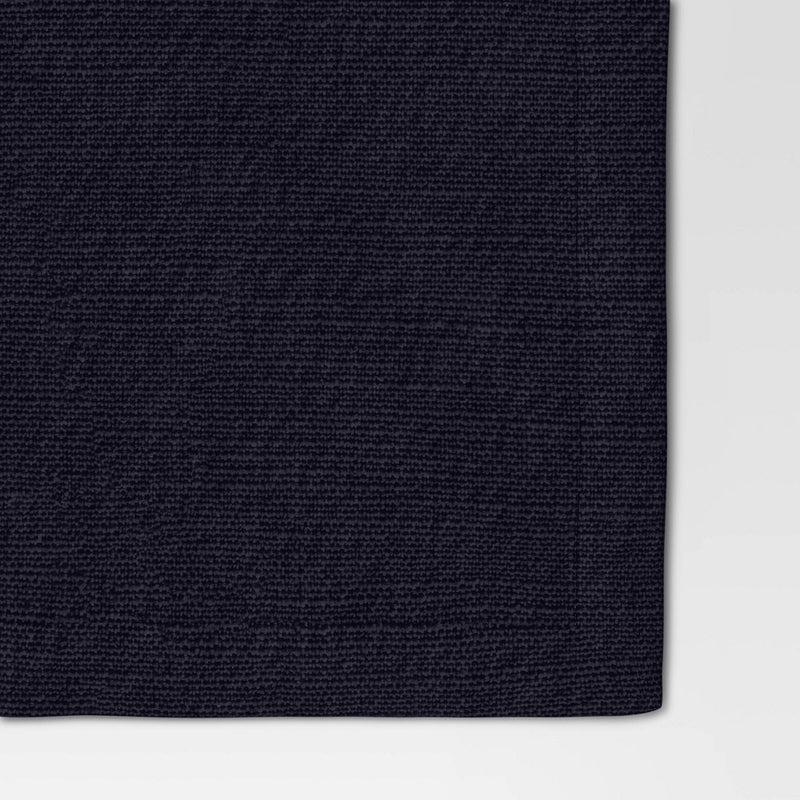 4pk Cotton Easy Care Napkins Dark Blue - Threshold