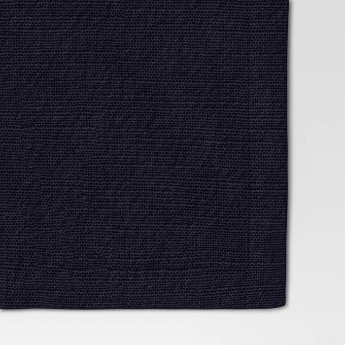 4pk Cotton Easy Care Napkins Dark Blue - Threshold