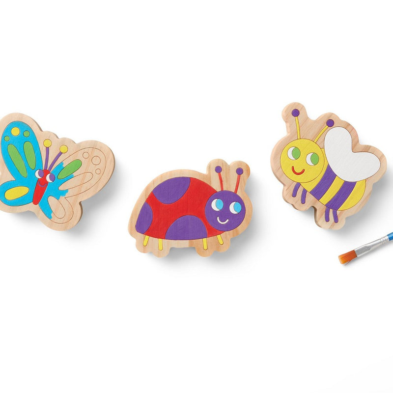 3pk Paint-Your-Own Spring Characters Wood Kit - Mondo Llama