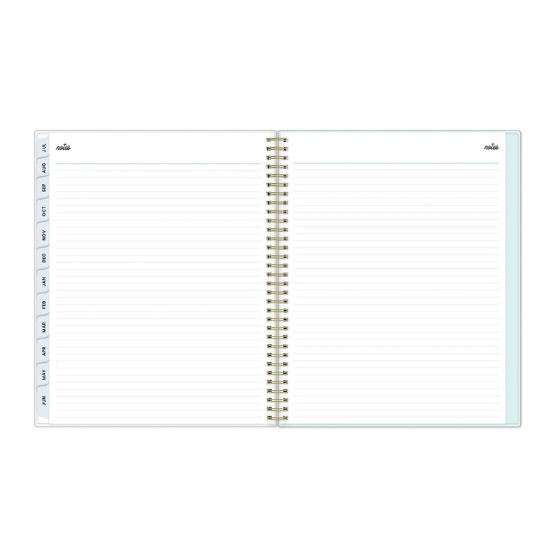 Color Me Courtney for Blue Sky 2024-25 Weekly/Monthly Planner 11"x8.5" Stepped Blue