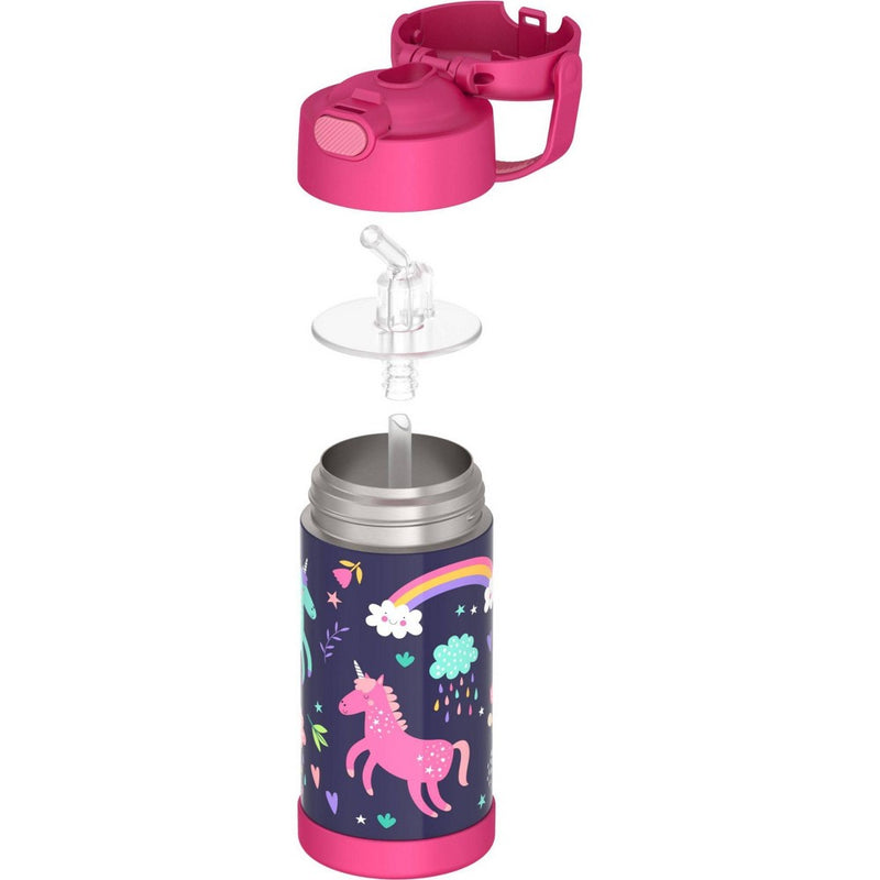 Thermos Kids' 12oz Stainless Steel FUNtainer Water Bottle  - Unicorns