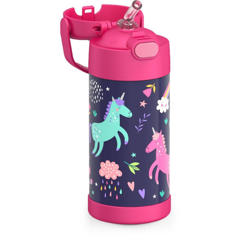 Thermos Kids' 12oz Stainless Steel FUNtainer Water Bottle  - Unicorns