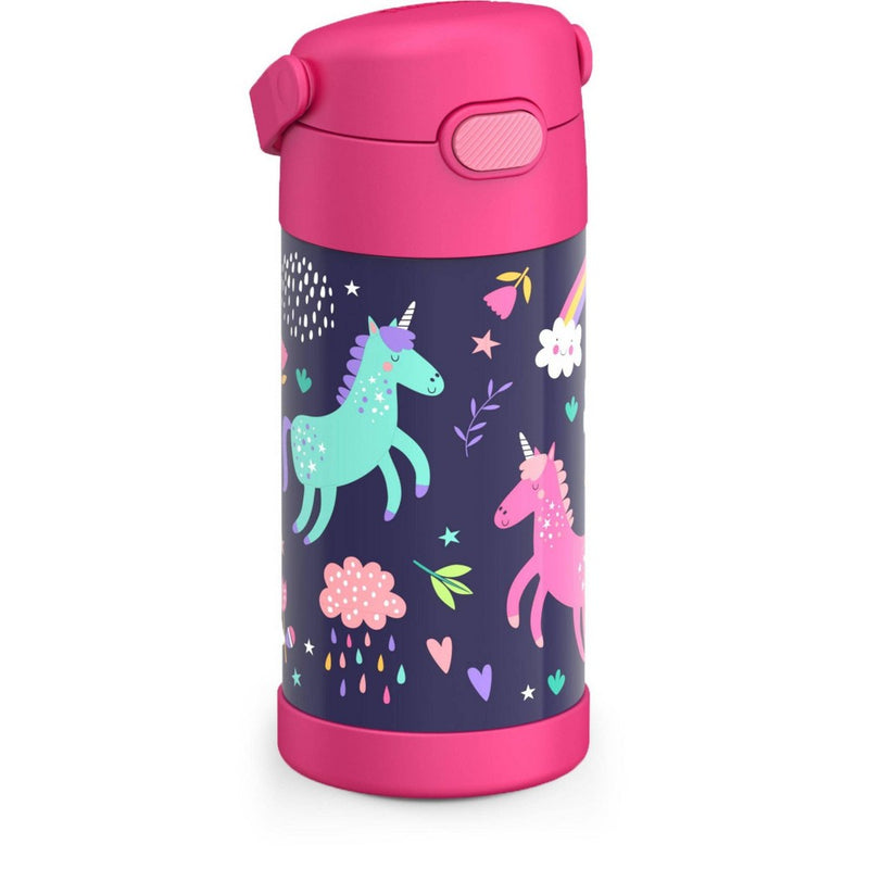 Thermos Kids' 12oz Stainless Steel FUNtainer Water Bottle  - Unicorns