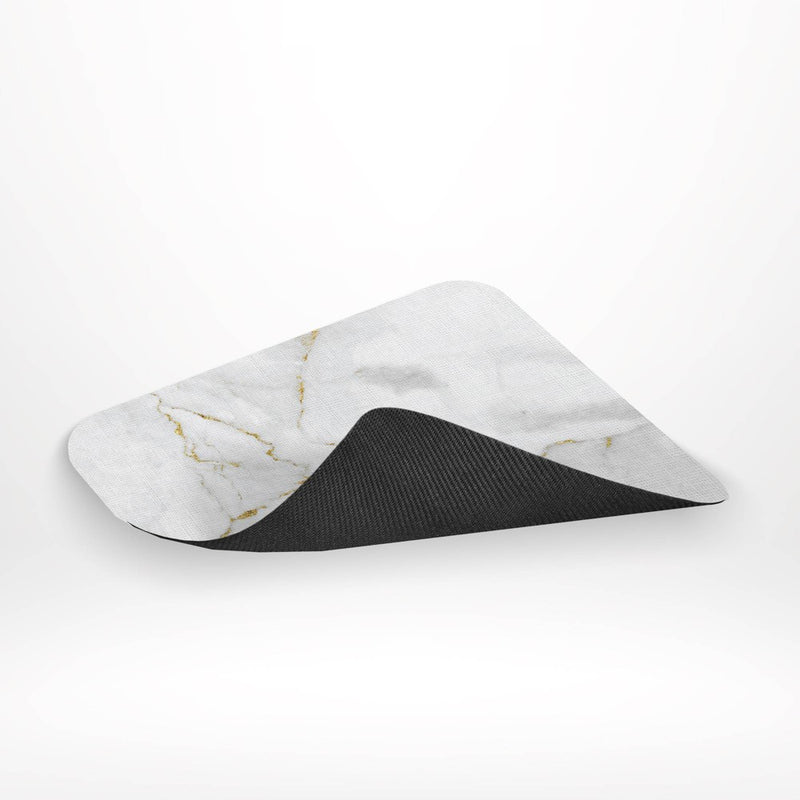 HandStands Deluxe Mouse Mat - White Marble