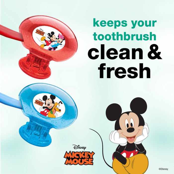 Steripod Mickey Kids' Clip-On Toothbrush Cover - Trial Size - 2pk