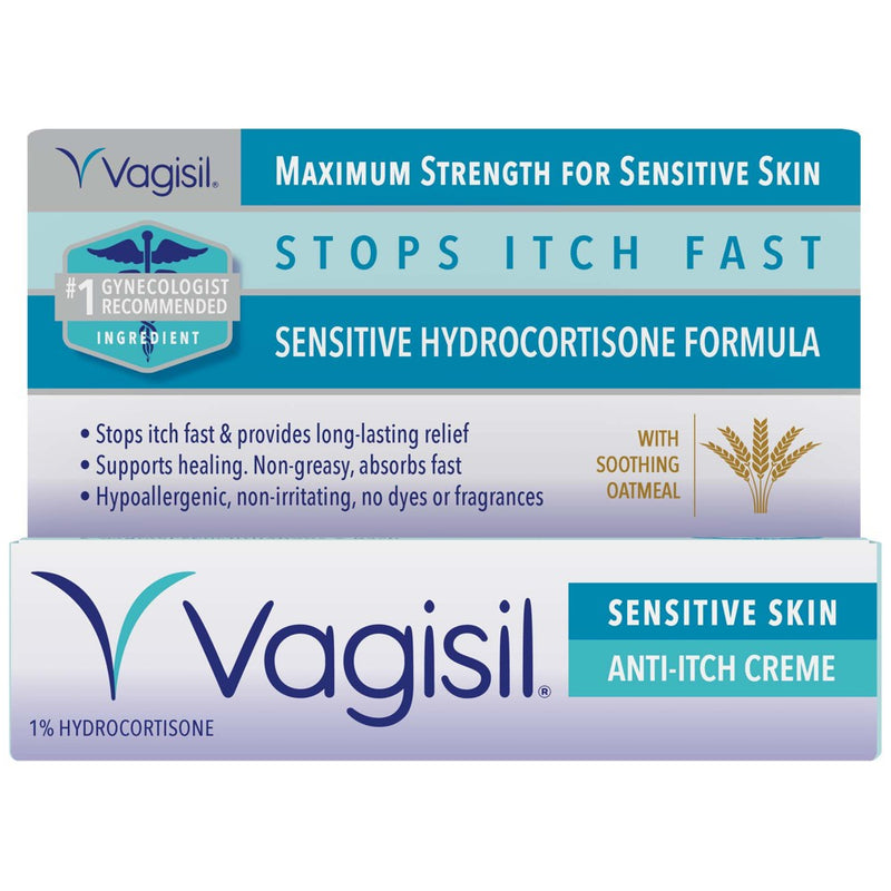 Vagisil Sensitive Skin Formula with Oatmeal Anti-Itch Creme - 1 oz