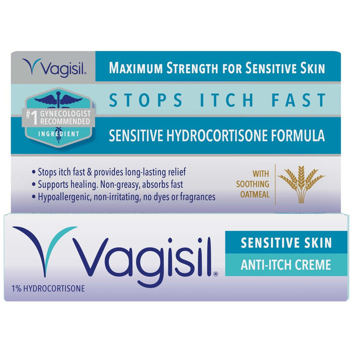 Vagisil Sensitive Skin Formula with Oatmeal Anti-Itch Creme - 1 oz