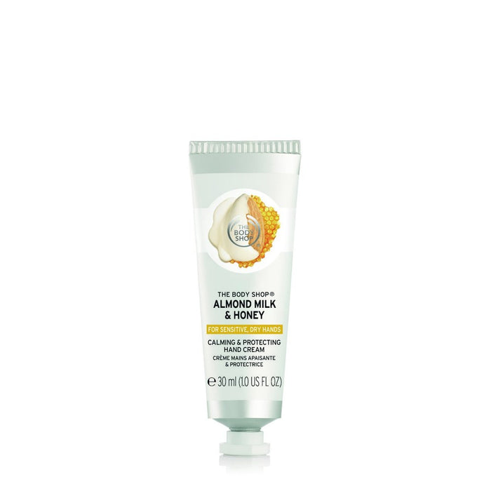 The Body Shop Almond Milk Hand Balm, For Dry Skin, 96Hr Moisture, Vegan, 3.3 US FL OZ, For Dry, Sensitive Skin