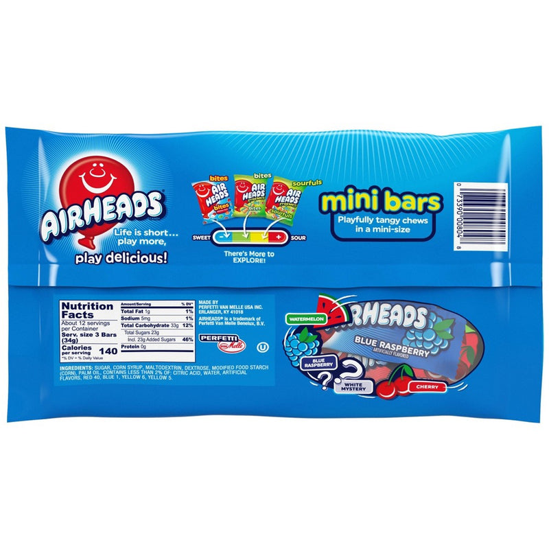Airheads Assorted Mini Candy Bars - 14oz