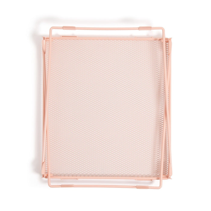 U Brands 12" Mesh Locker Shelf Lucent Dreams Pink