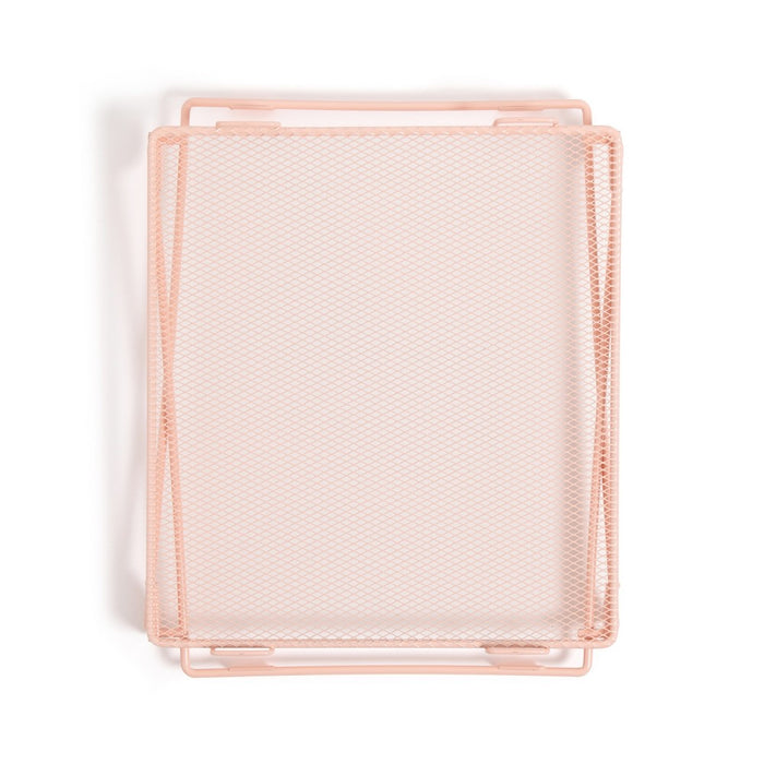 U Brands 12" Mesh Locker Shelf Lucent Dreams Pink