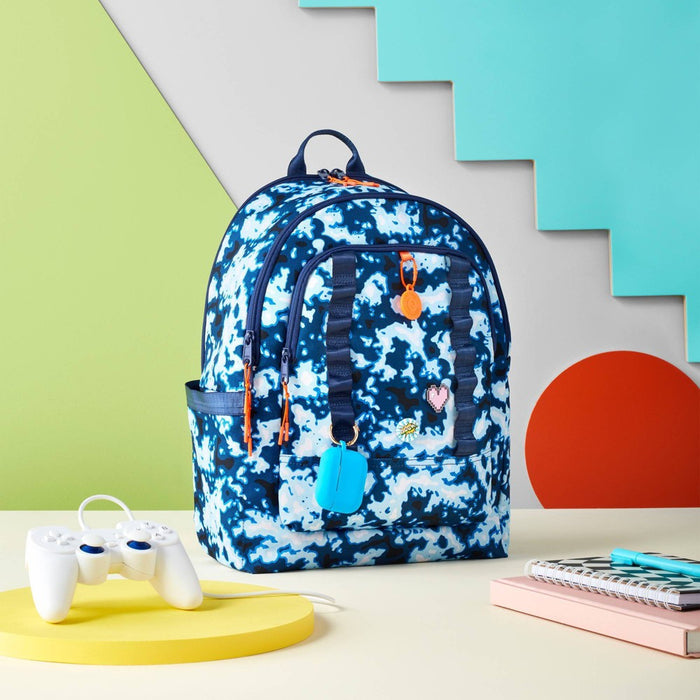 Ecotech 17" Backpack - Bleach Dye Navy
