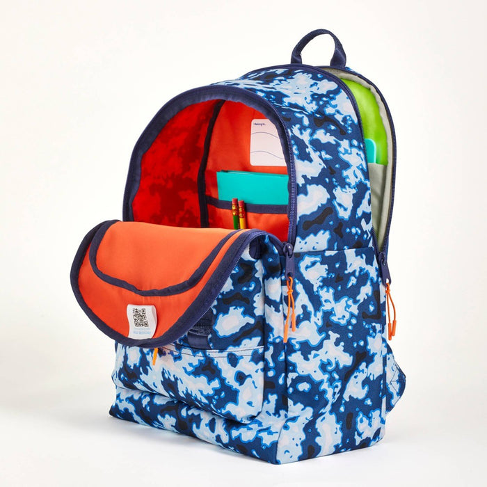 Ecotech 17" Backpack - Bleach Dye Navy