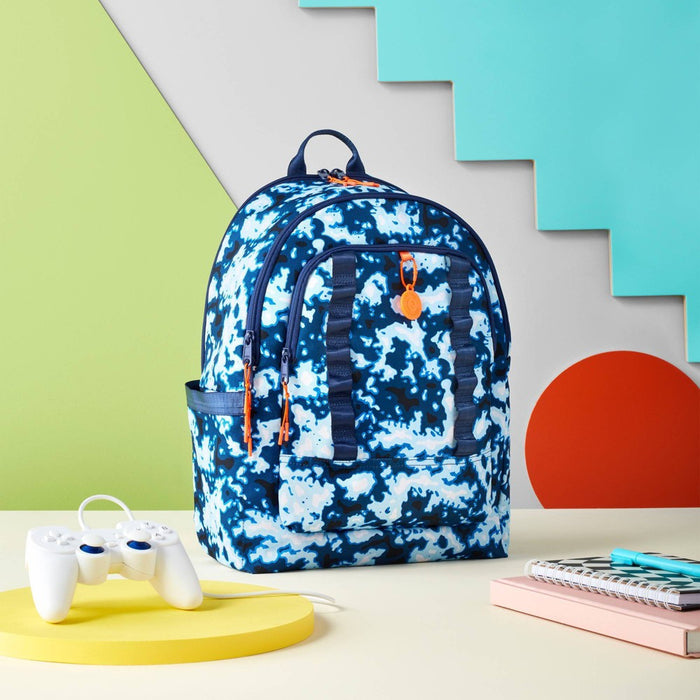 Ecotech 17" Backpack - Bleach Dye Navy