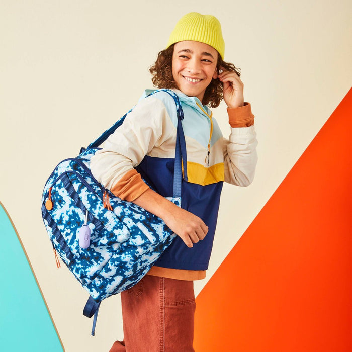 Ecotech 17" Backpack - Bleach Dye Navy