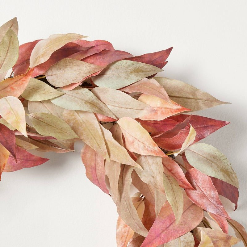 Eucalyptus Artificial Wreath Green -: Faux Polyester Leaves, 26" Unlit Indoor Decor - Threshold designed with Studio McGee (LOCAL PICKUP ONLY)