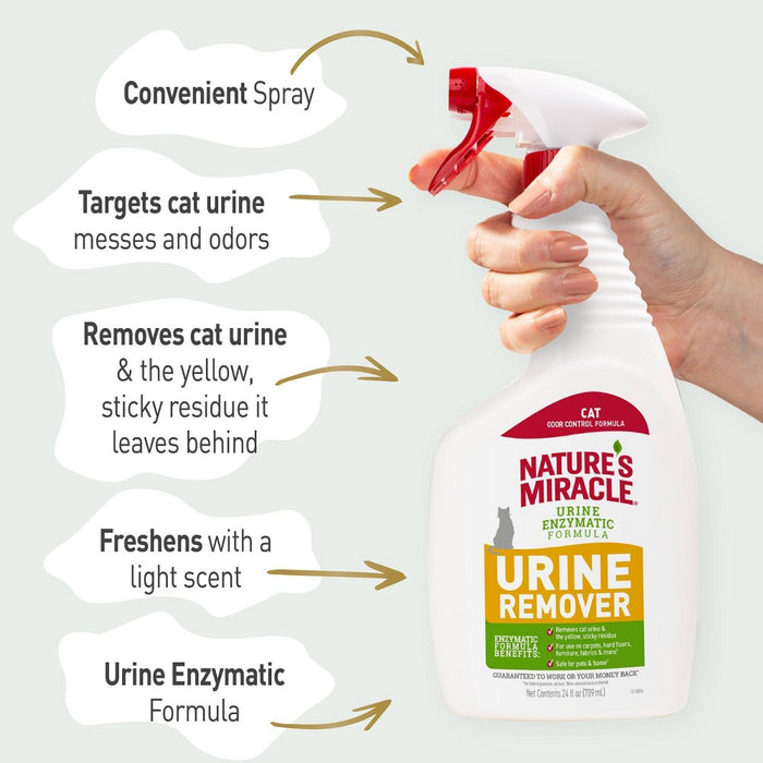 Nature's Miracle Cat Urine Remover Spray - 24 fl oz