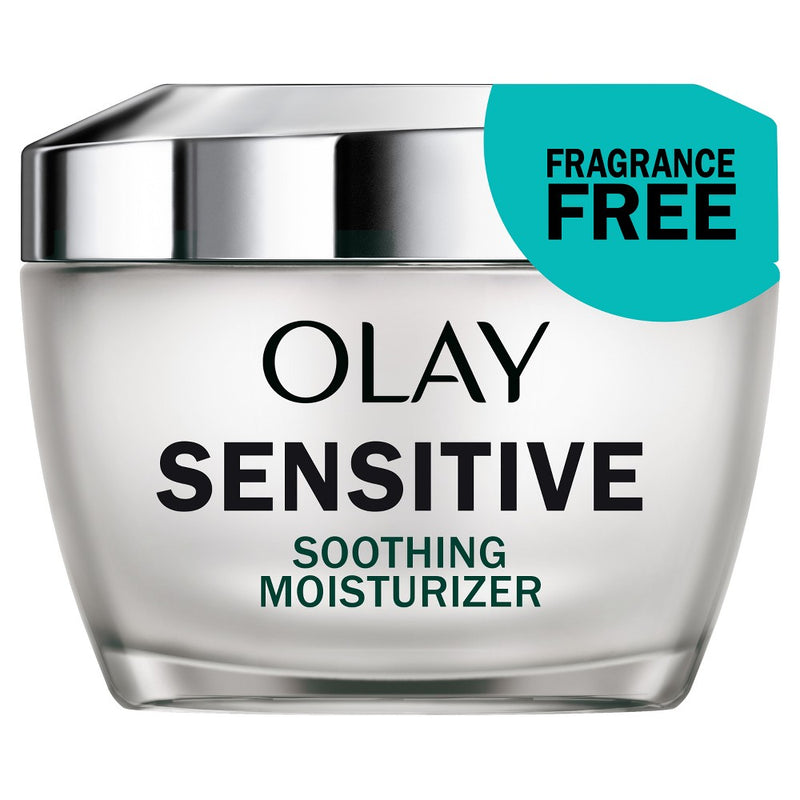 Olay Sensitive Face Moisturizer Cream with Colloidal Oatmeal - Fragrance Free - 1.7oz