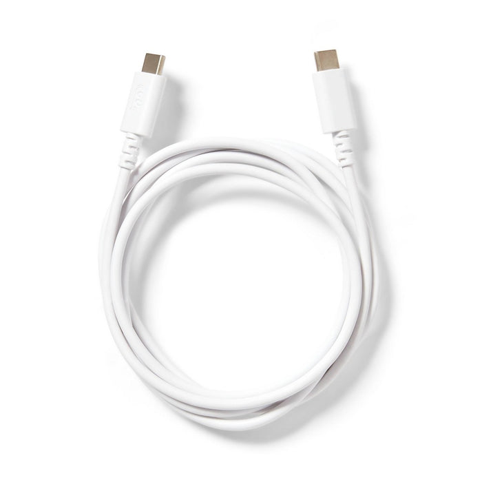 5' USB-C to USB-C Charging Cable - dealworthy White