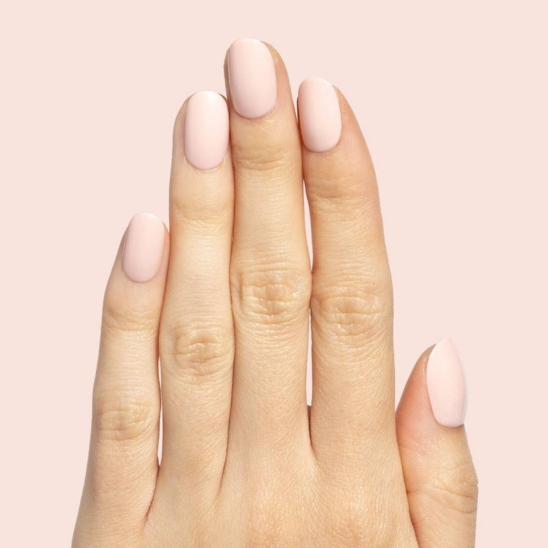 Olive & June Fake Nails - S Squoval - Tutu - 32ct: Y2-Inspired, Super Stick Press-On, Gloss Finish, 7-Day Wear
