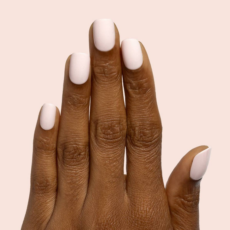 Olive & June Fake Nails - S Squoval - Tutu - 32ct: Y2-Inspired, Super Stick Press-On, Gloss Finish, 7-Day Wear