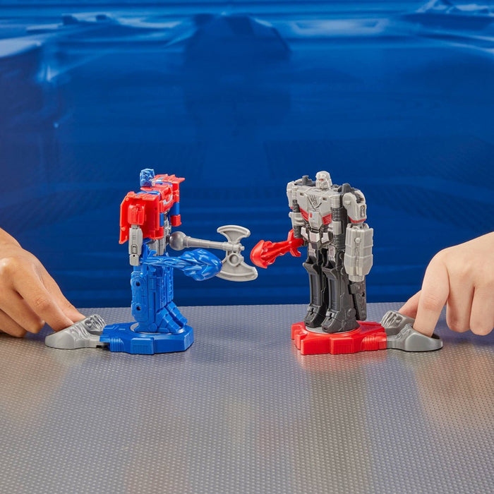 Transformers One Optimus Prime vs Megatron Robot Battlers Action Figure Set