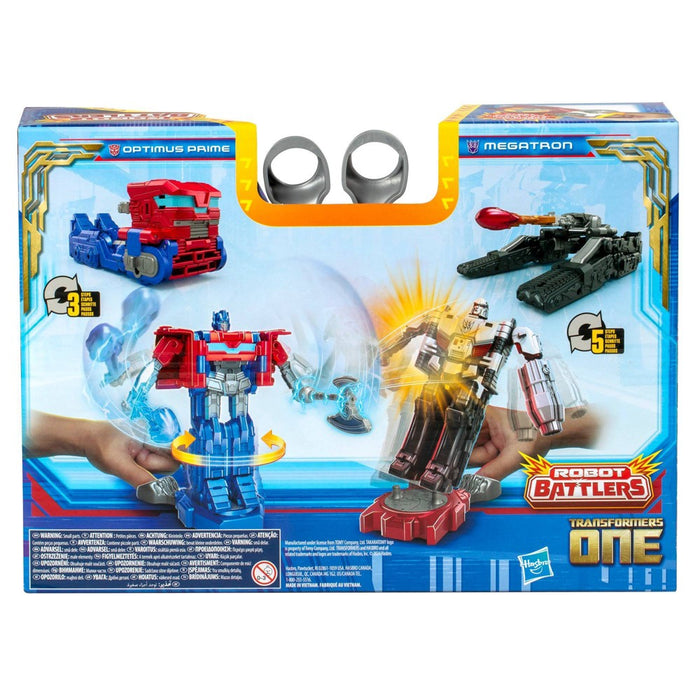 Transformers One Optimus Prime vs Megatron Robot Battlers Action Figure Set