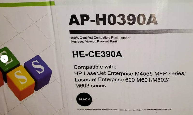 Replacement Toner Cartridge For CE390A - Laser Cartridge For HP