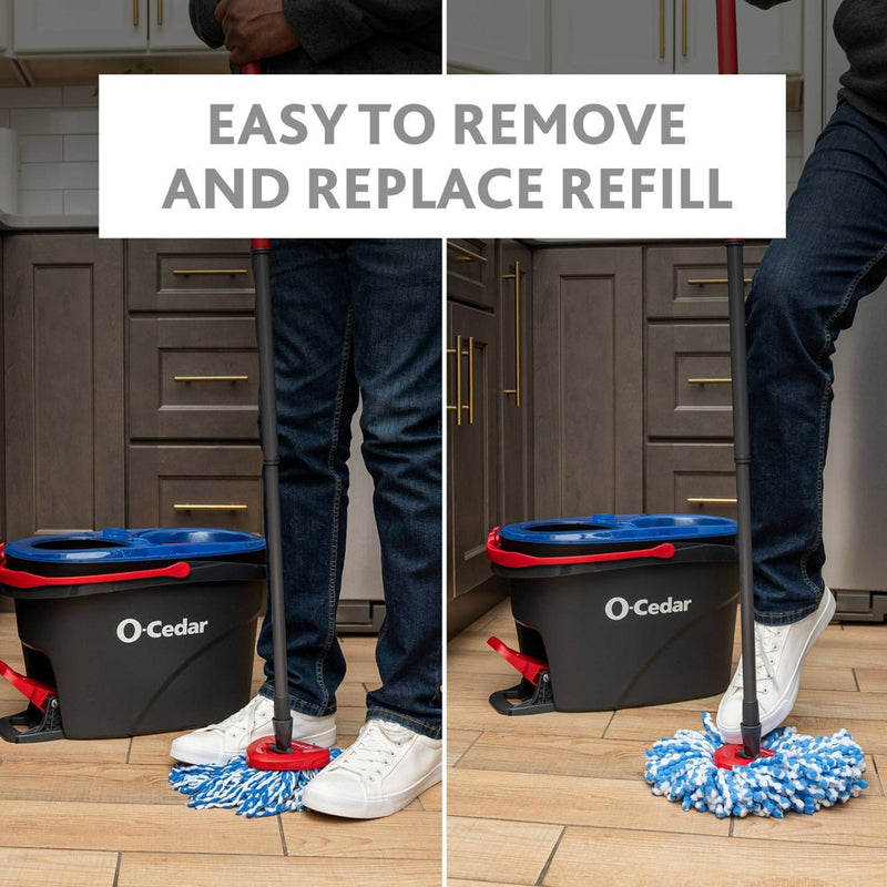 O-Cedar EasyWring RinseClean Mop Refill - 2pk