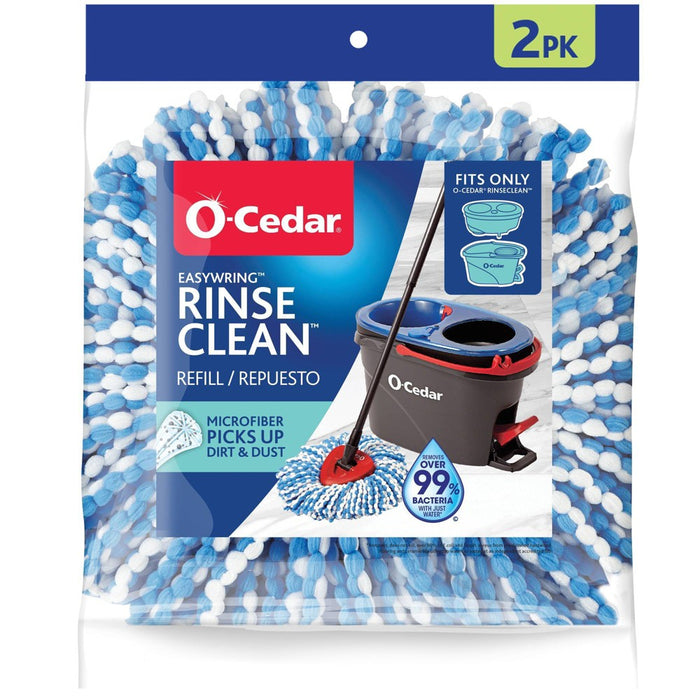 O-Cedar EasyWring RinseClean Mop Refill - 2pk