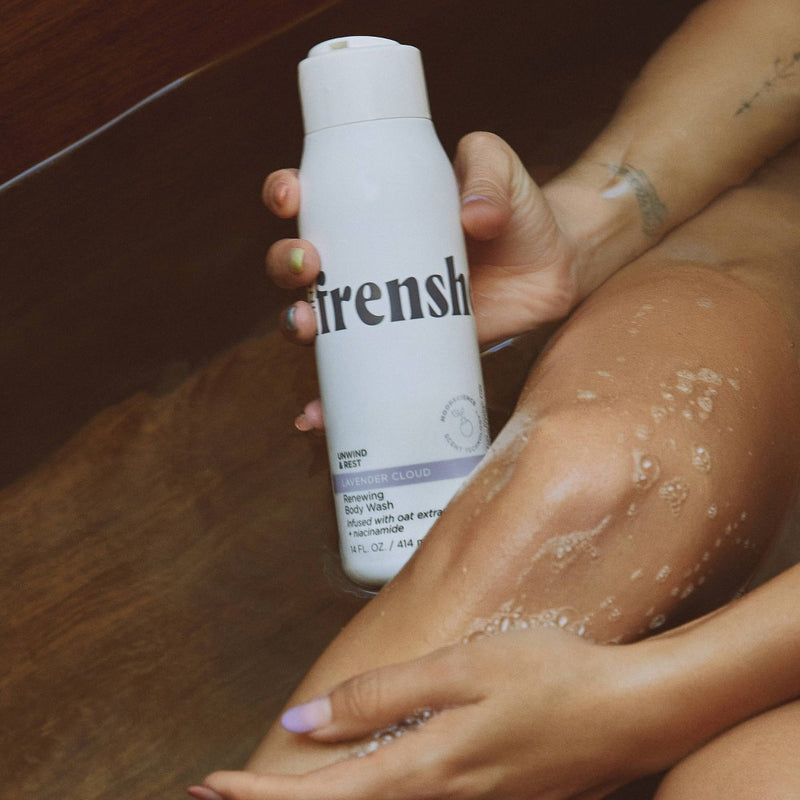 Being Frenshe Renewing and Hydrating Clean Body Wash with Niacinamide - Floral Lavender Cloud - 14 fl oz