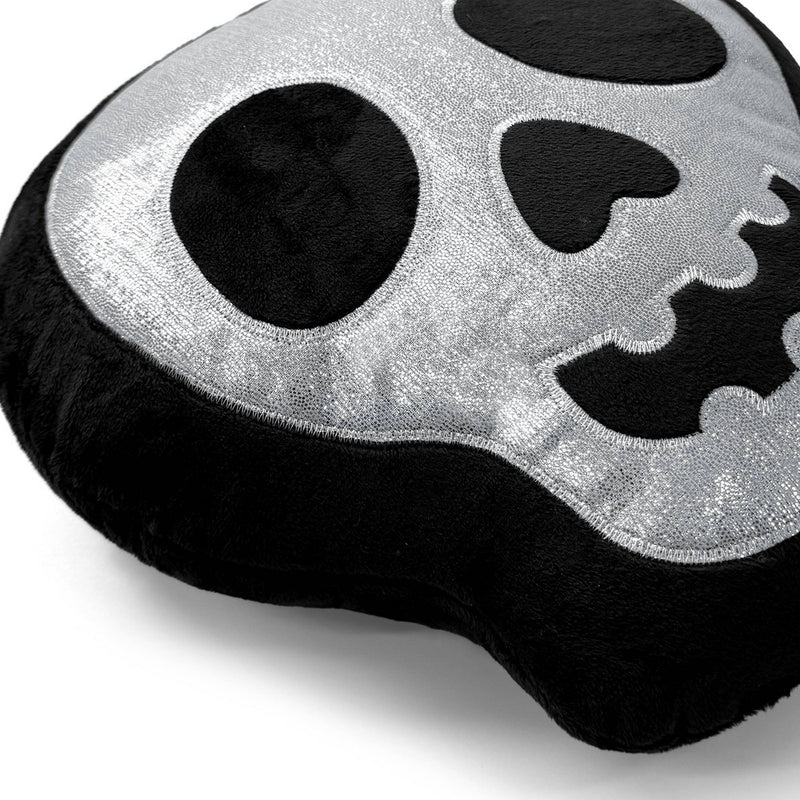 12'x12" Skull Novelty Pillow - Bullseye's Playground
