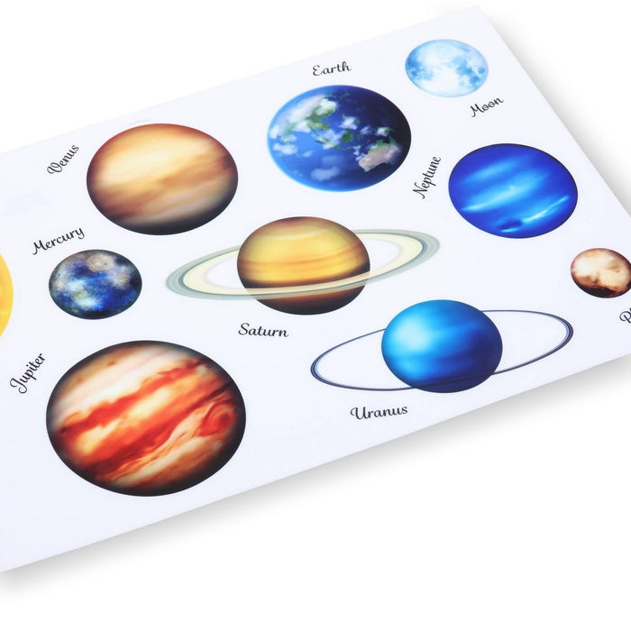 11ct Glow Planets Stickers - Bullseye's Playground