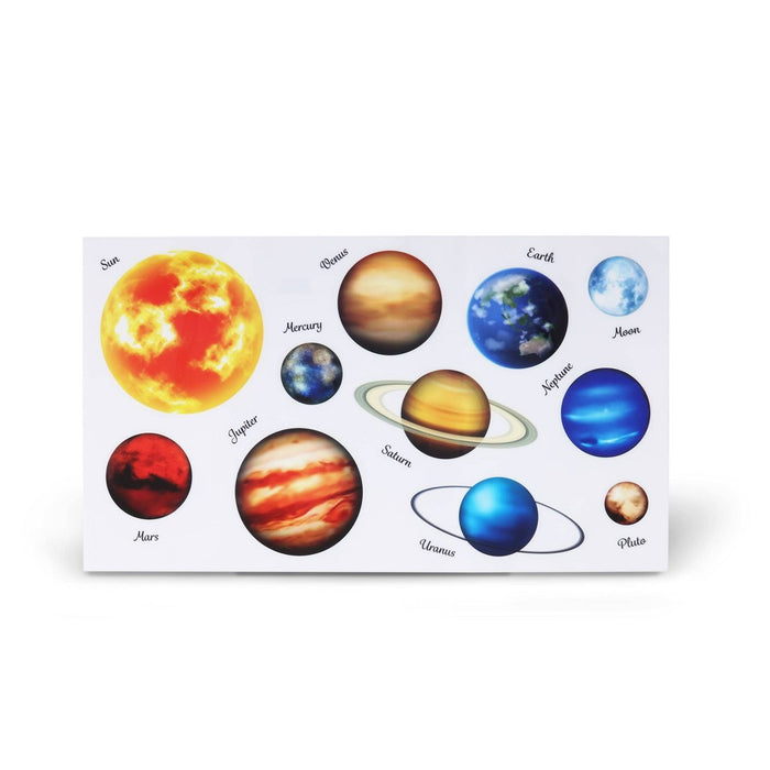 11ct Glow Planets Stickers - Bullseye's Playground