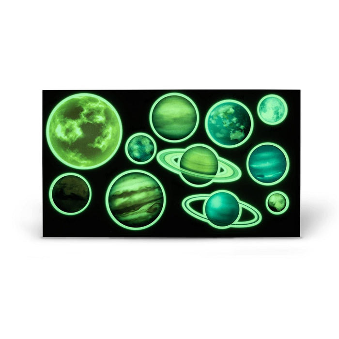 11ct Glow Planets Stickers - Bullseye's Playground