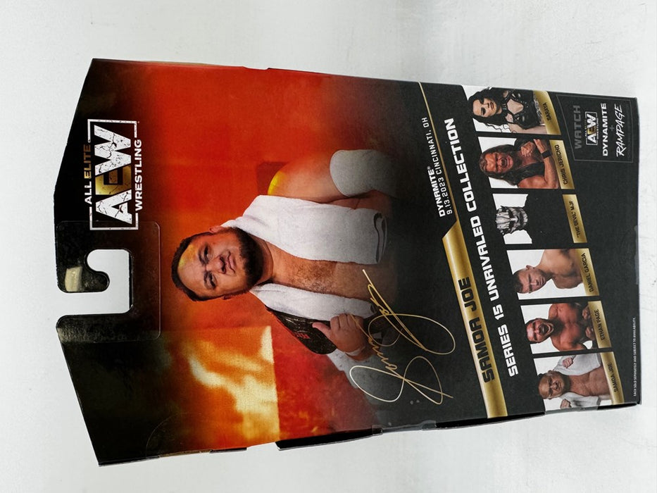 AEW Unrivaled Samoa Joe Action Figure SEE DETAILS