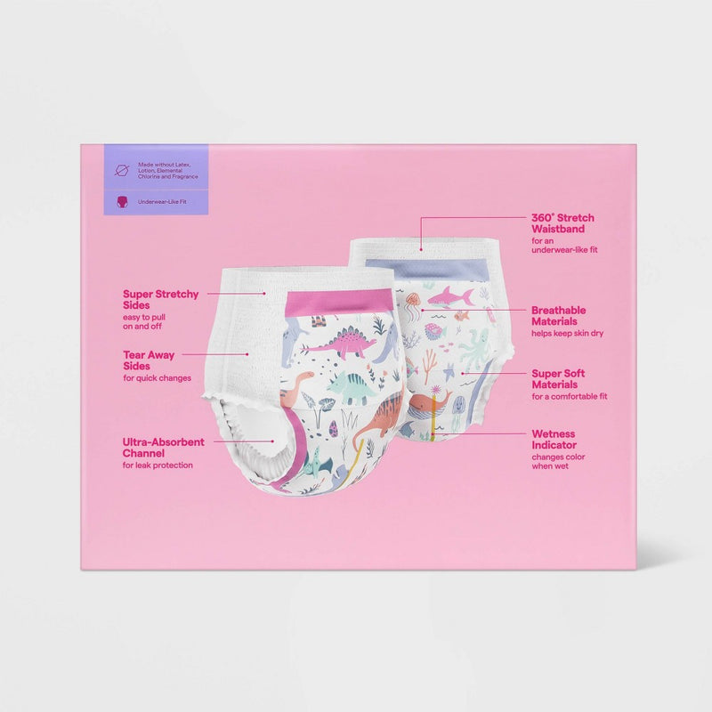 Girls' Disposable Training Pants - 4T-5T - 70ct - up&up