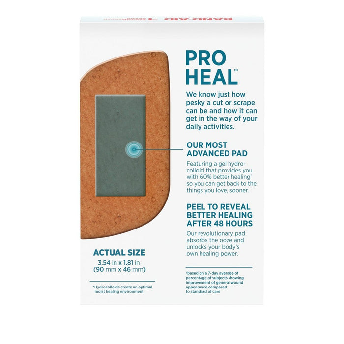 Band-Aid Brand Pro Heal Adhesive Bandages with Hydrocolloid Gel Pads - Large - 5 ct