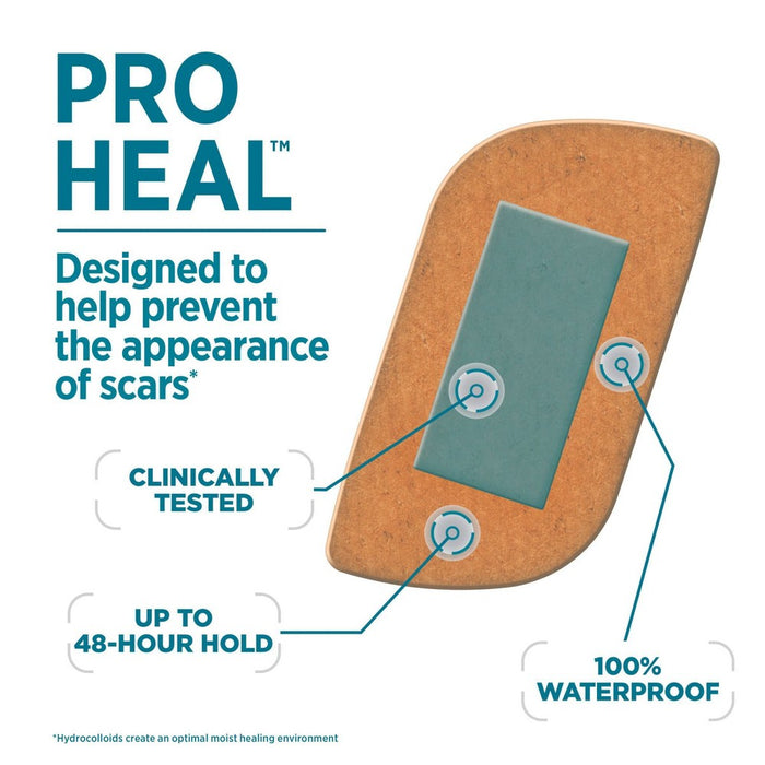 Band-Aid Brand Pro Heal Adhesive Bandages with Hydrocolloid Gel Pads - Large - 5 ct