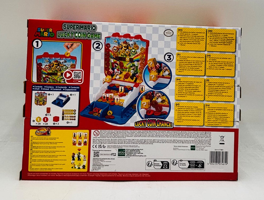 Epoch Everlasting Play Super Mario Lucky Coin Arcade Tabletop Strategy Game SEE DETAILS