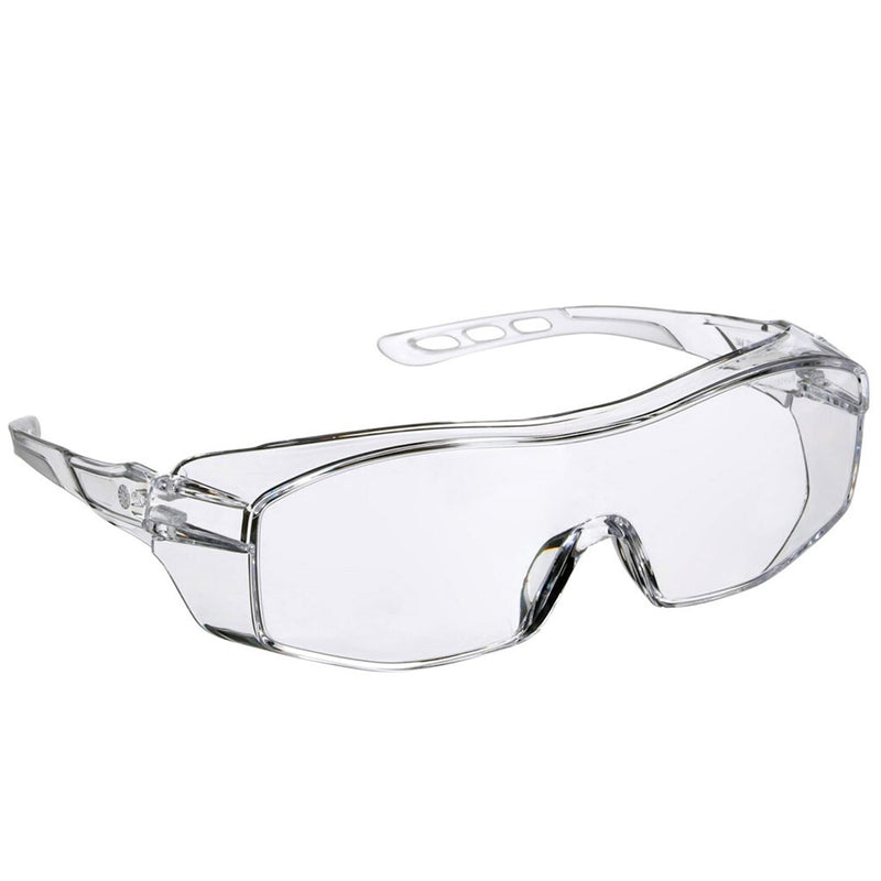 3M Eyeglass Protectors Safety Eyewear, Scratch-Resistant Coating, Clear Lenses, Contoured Design Safety Glasses, Lightweight, Provides Excellent Visibility, For Indoor Or Outdoor, 1 Pack (47031H1-DC)