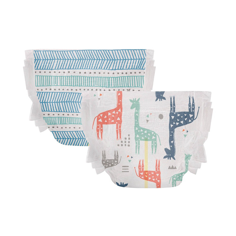 The Honest Company Clean Conscious Disposable Diapers Giraffes & Dots + Dashes - Size 1 - 78ct