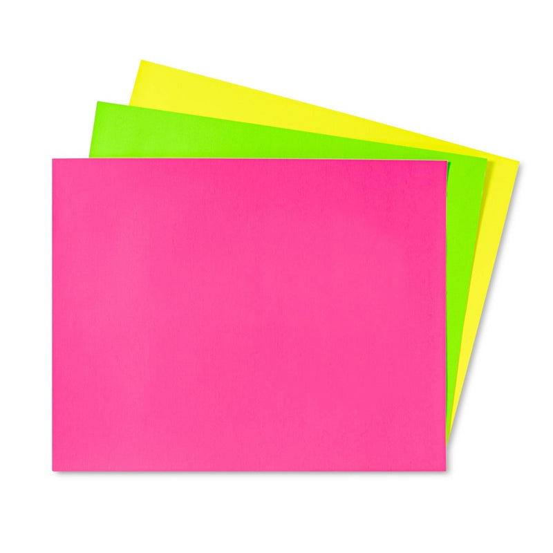 3pk Neon 28'' x 22'' Heavy Weight Poster Board Neon Pink/Neon Green/Neon Yellow - up&up (LOCAL PICKUP ONLY)